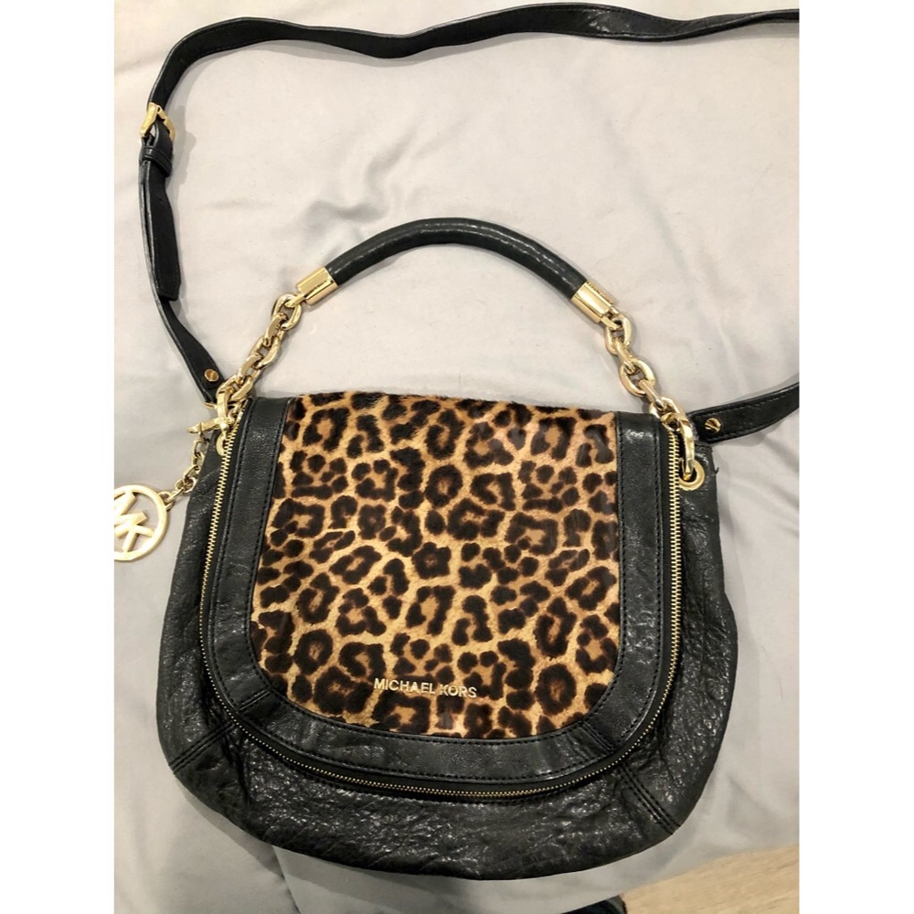 Michael Kors Leopard Calf Skin Handbag